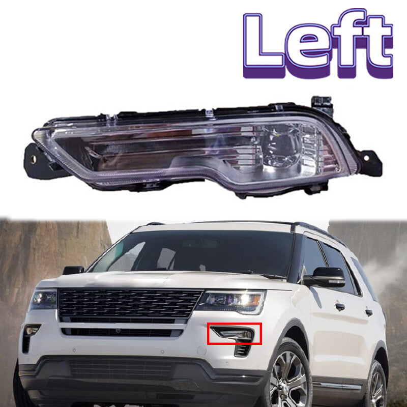 for Ford Explorer 2018 2019 Left Front LED Fog Lamp Daytime Running Light DRL
