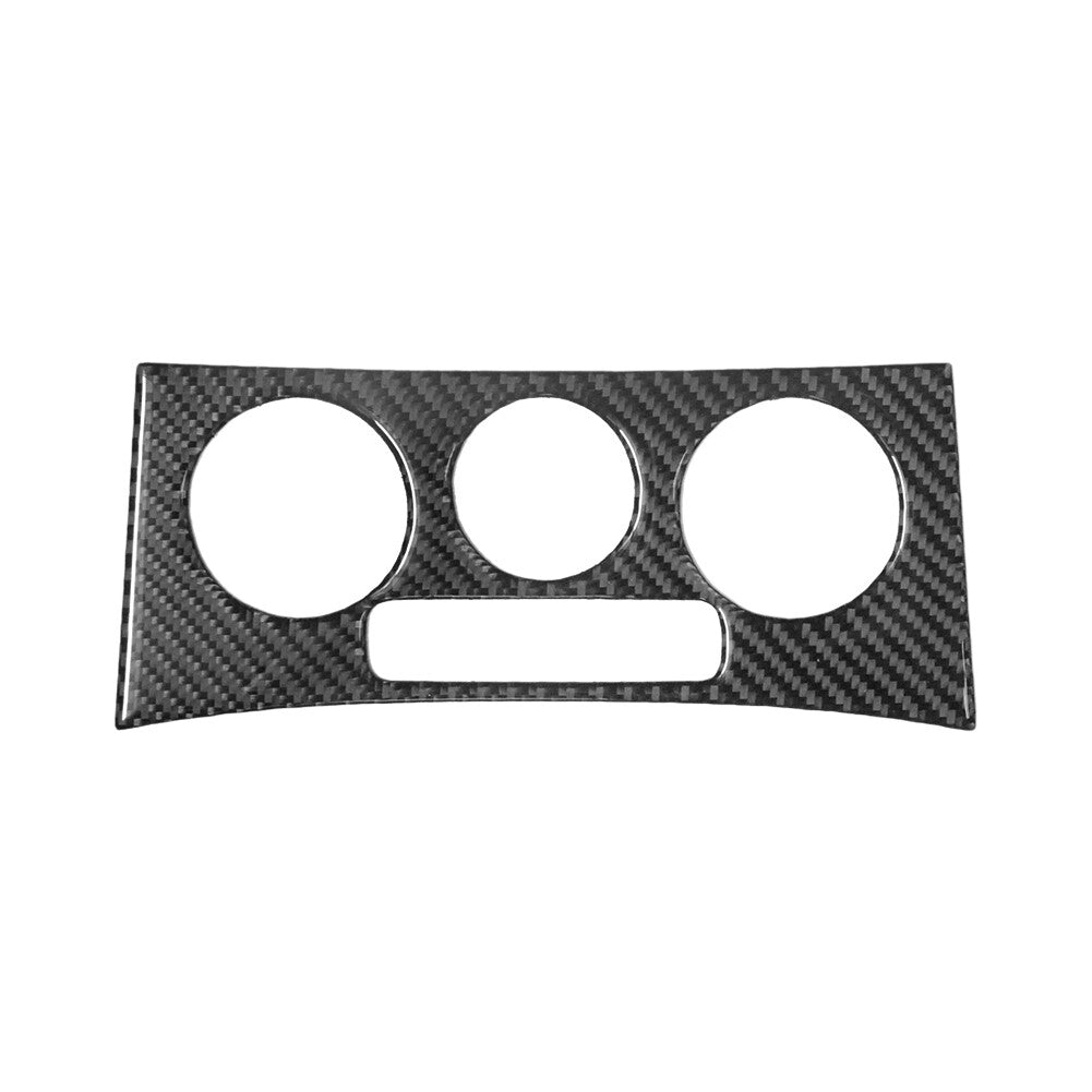 Carbon Fiber Manual Climate Control Cover Trim for Volkswagen for Passat 2006-2011