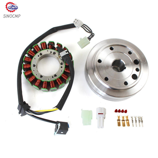 Flywheel Rotor Stator Kit 32102-38F00 3430-054 for Suzuki Eiger LTA400 LTF400