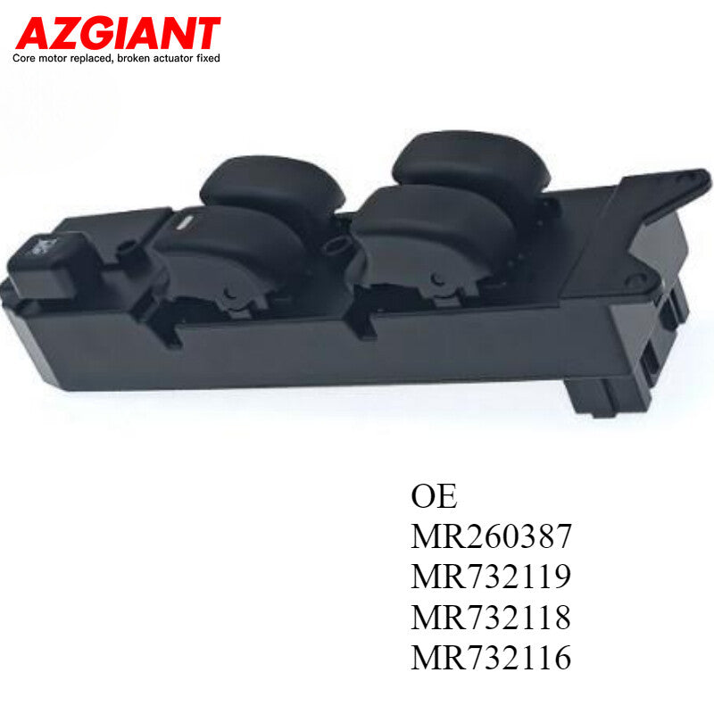 Front left drive side power window switch for Mitsubishi L200 (1999-2012)