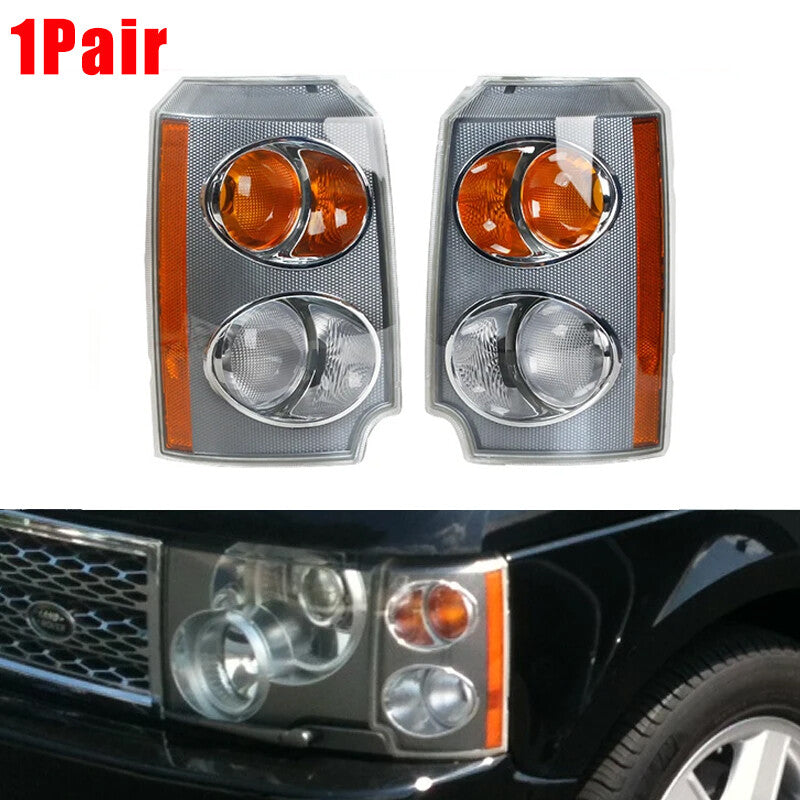 Pair for Land Rover for Range Rover L322 2003-2005 Front Indicator Parking