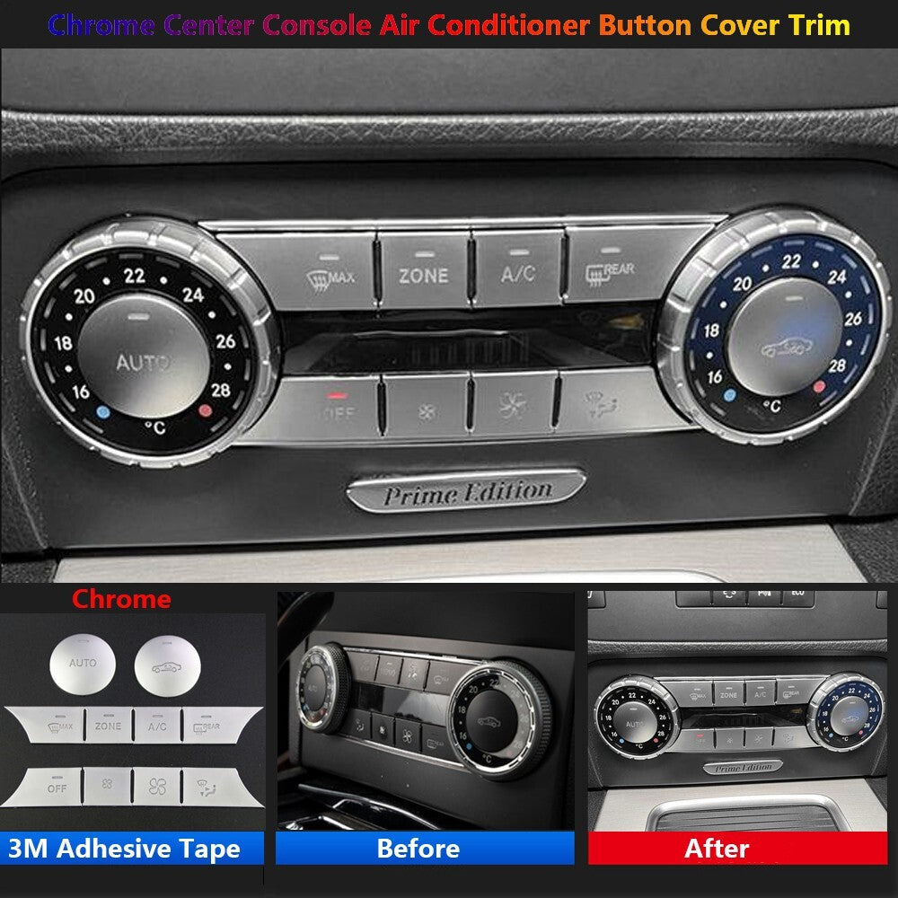 for Mercedes-Benz W204 W164 C218 X164 X204 Car Console Air AC ZONE Switch Cover