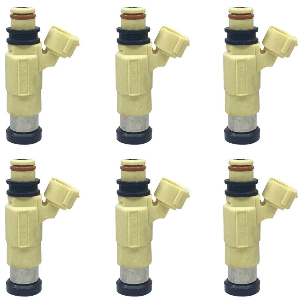 6Pcs OE Fuel Injectors INP-774 Fits 2001-2006 for Suzuki XL-7 Grand Vitara 2.7L
