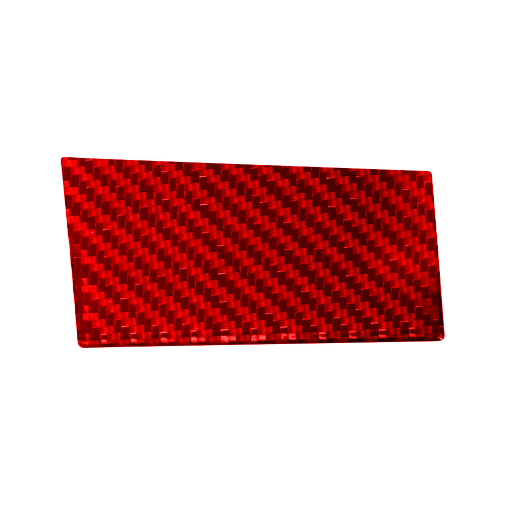 Red Carbon Fiber Left Of Steering Wheel Cover Trim for Toyota Hilux 2015-2021