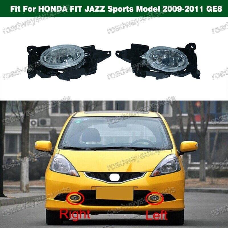 Pair Bumper Fog Light Driving Lamp Fit for HONDA JAZZ Sports Model 2009-2011 GE8