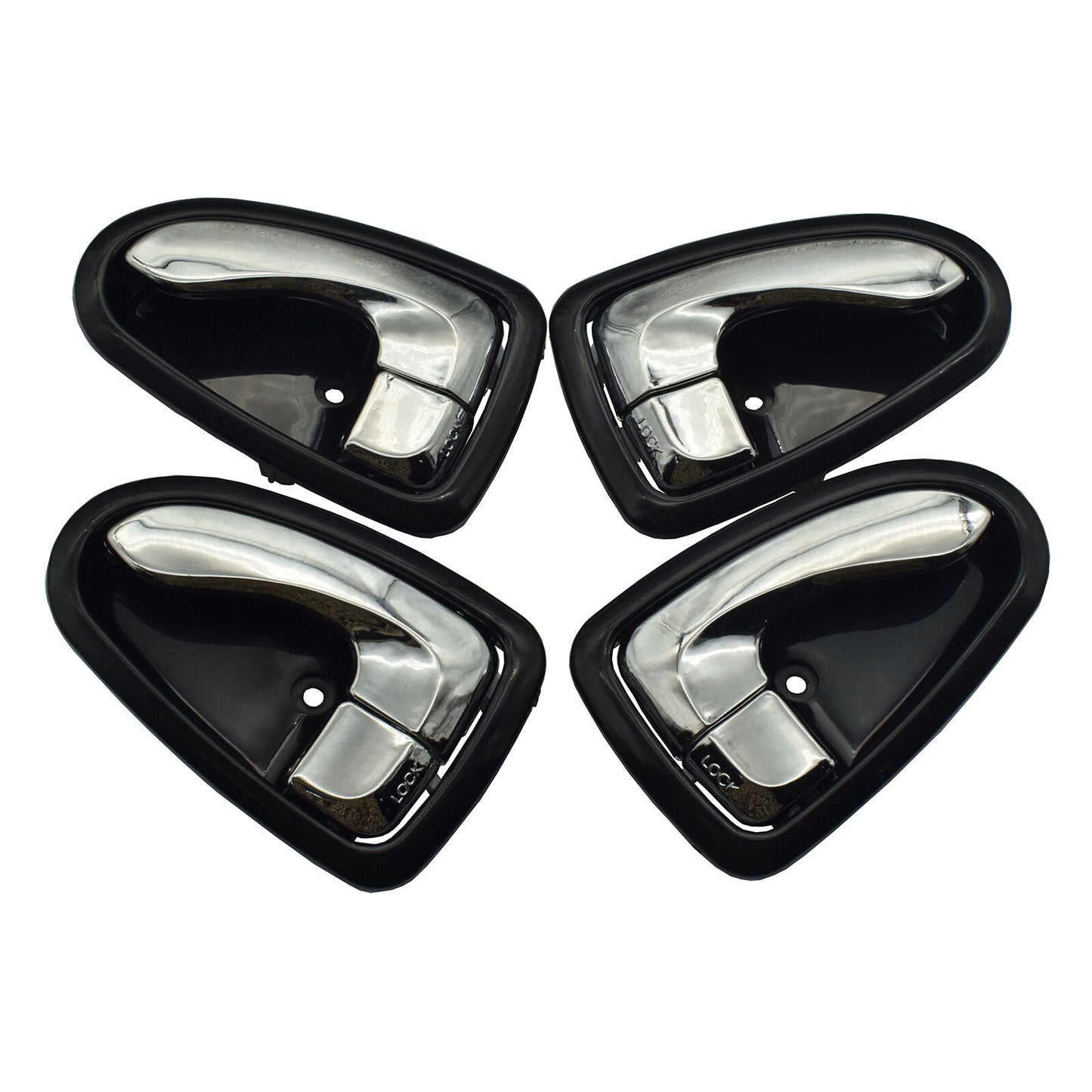 4X Inside Door Handle Left  Right Side 8262022001LG for 2000-06 for Hyundai Accent