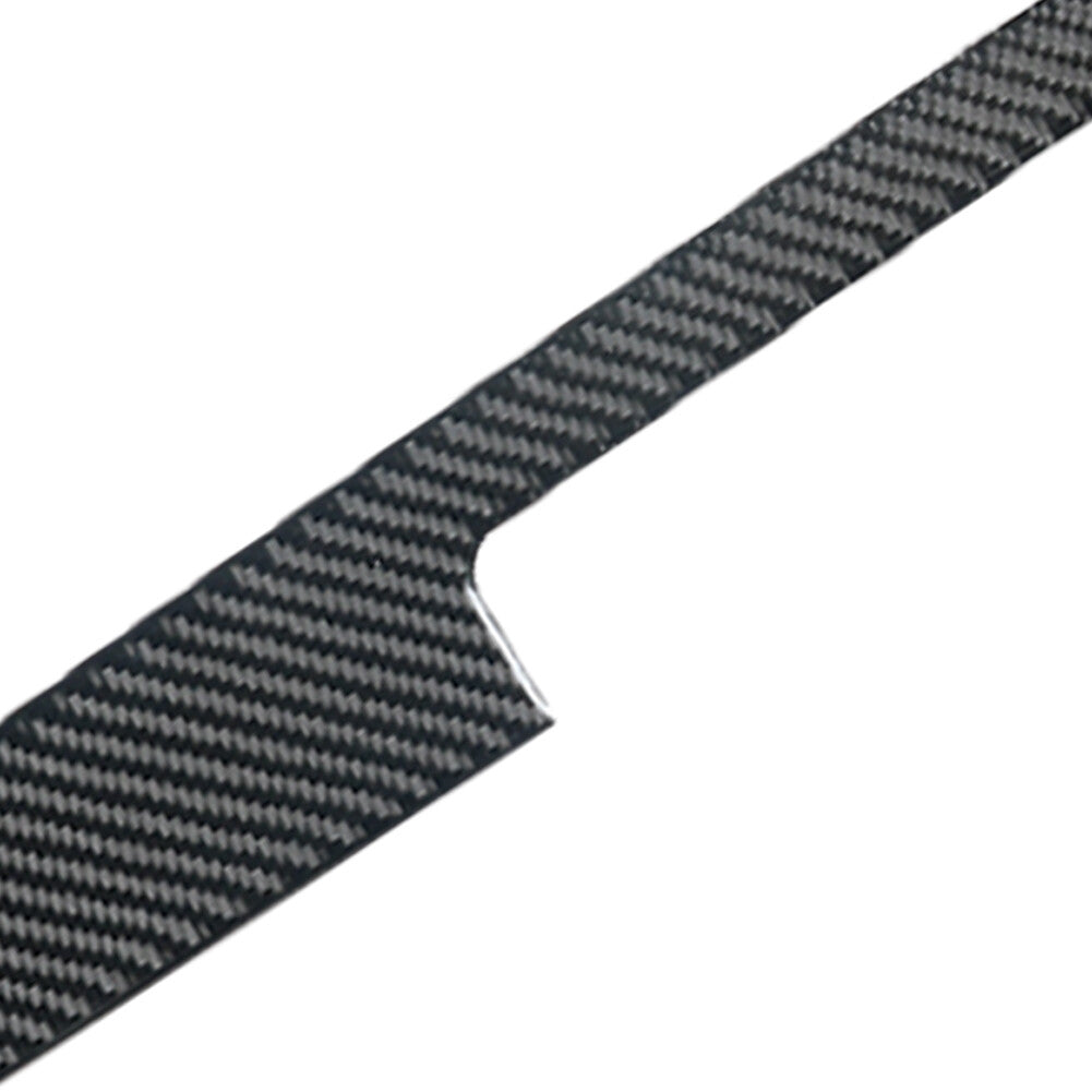 2Pcs Carbon Fiber Interior Door's Panel Cover Trim for Ford for Mustang 2005-2009