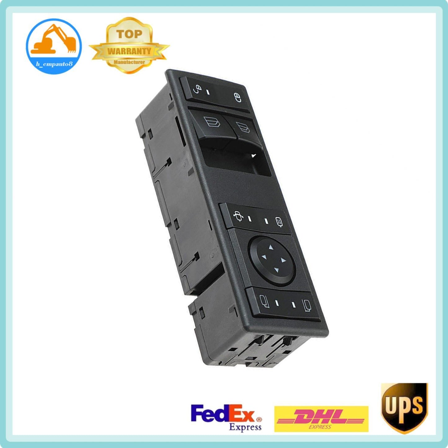 4PIN Electric Window Button Panel Left for Mercedes Benz Actros MP4 A9605451213