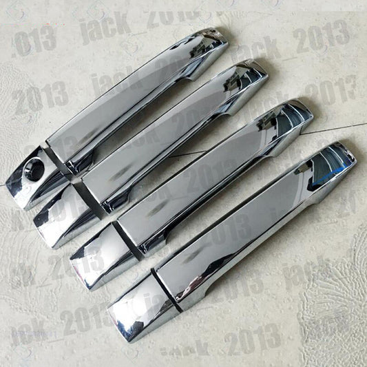 For 2008-2012 for Subaru Forester Chrome ABS Car Side Door Handle Cover Trim 8pcs