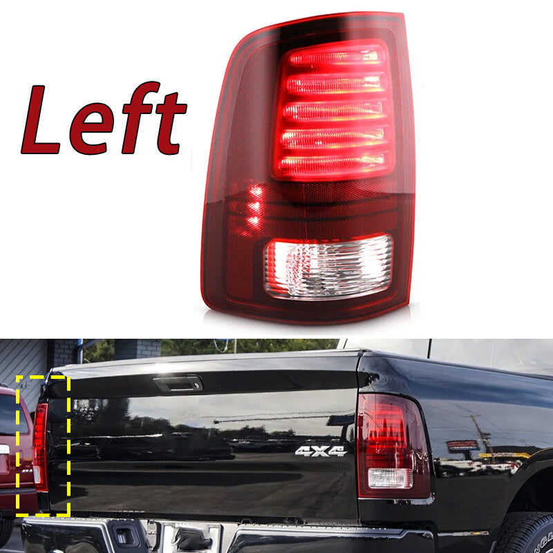 Left rear LED taillight assembly for Dodge for Ram 1500 2013-2018 turn signal