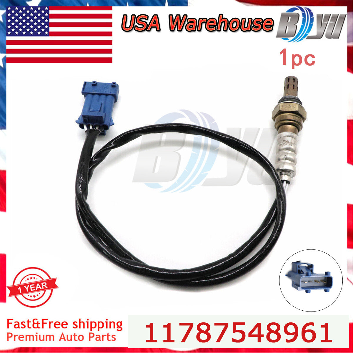 New 11787548961 for Mini Cooper R57 R55 R56 1.6L-L4 US Downstream Oxygen Sensor
