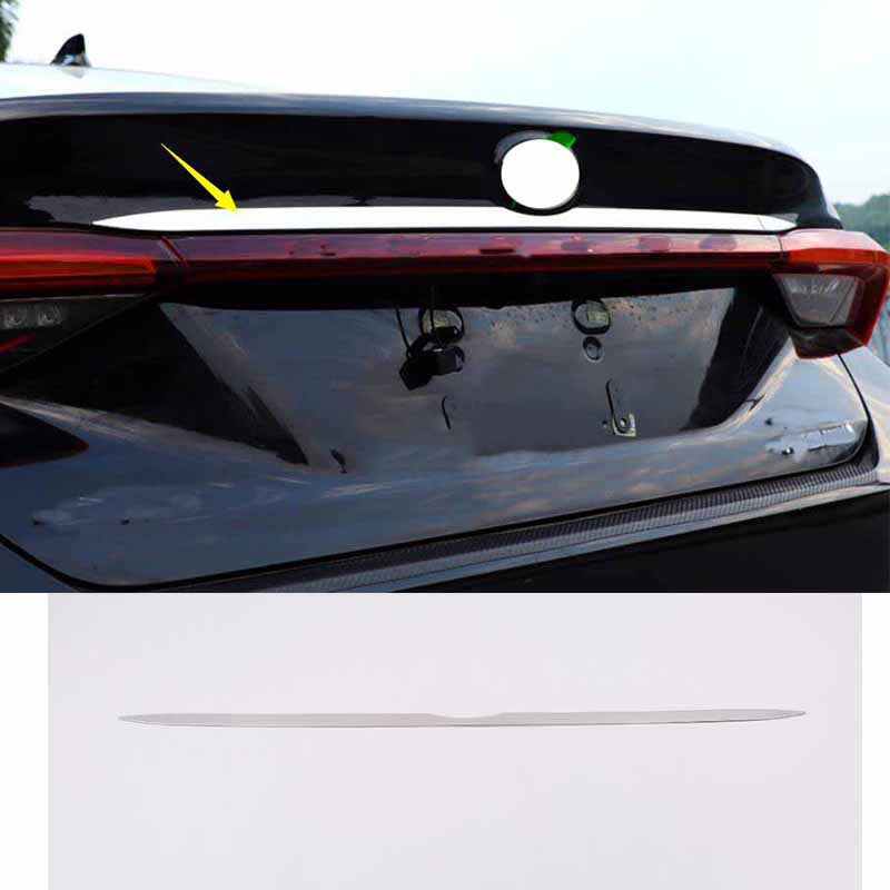for Toyota for Avalon 2019-2022 Chrome Car Rear Door Trunk Tailgate Strip Cover Trim