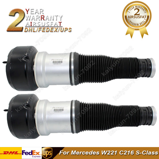 2X Rear Air Suspension Spring Bags for Mercedes S-Class W221 C216 2213205513