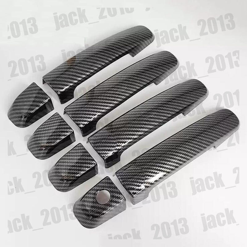 for Suzuki Vitara Escudo 2015-2021 Carbon Fiber ABS Door Handle Cover Trim 8pcs