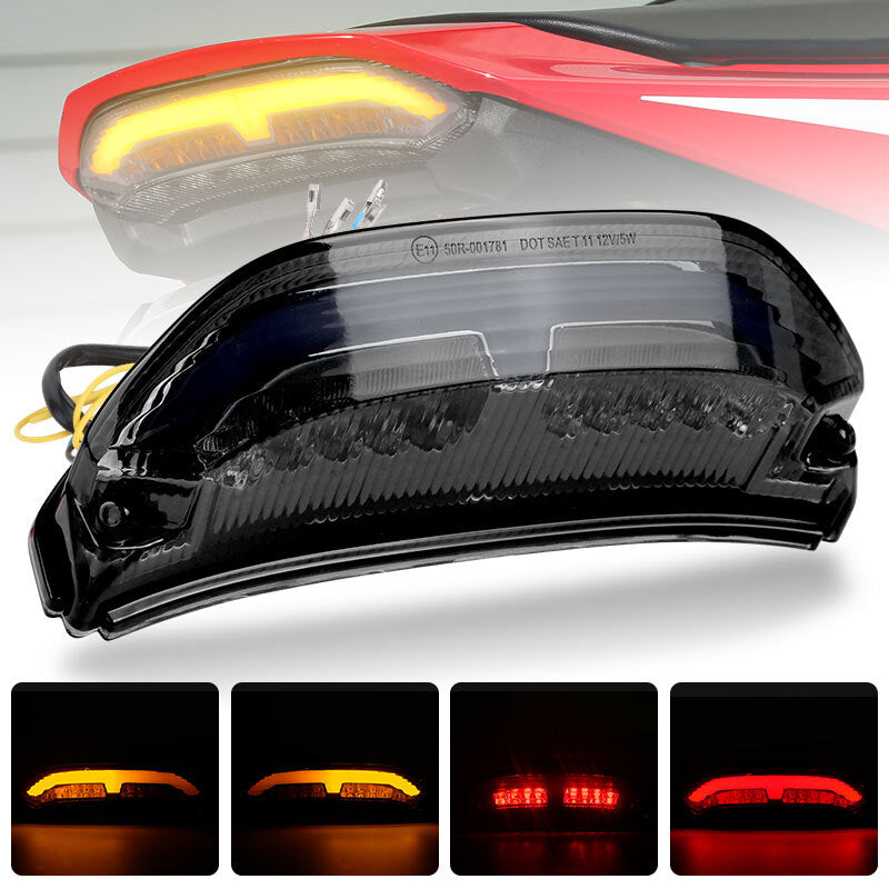 Motorcycle LED Integrated Tail Light Signal Brake Lamp FOR 13-24 for HONDA CBR 600RR