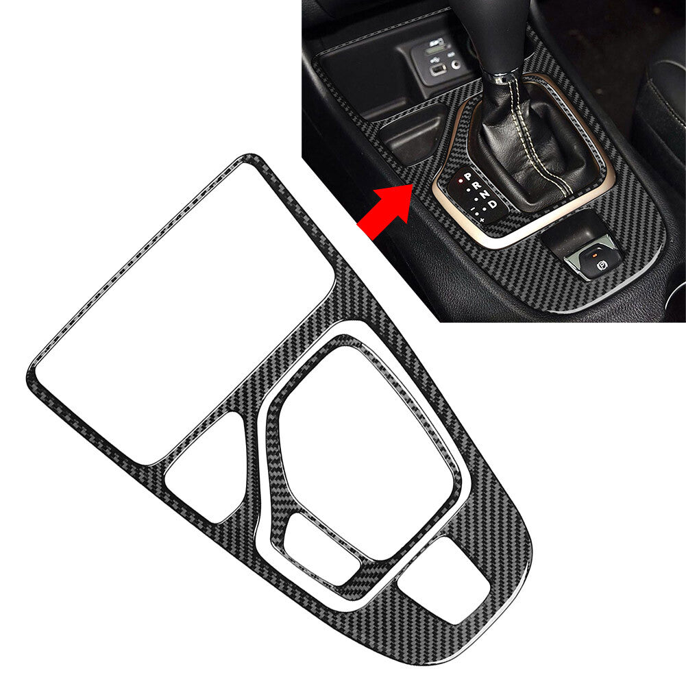 Carbon Fiber Gear Shift Panel Cover Trim Kit for Jeep Cherokee 2014-2018 18