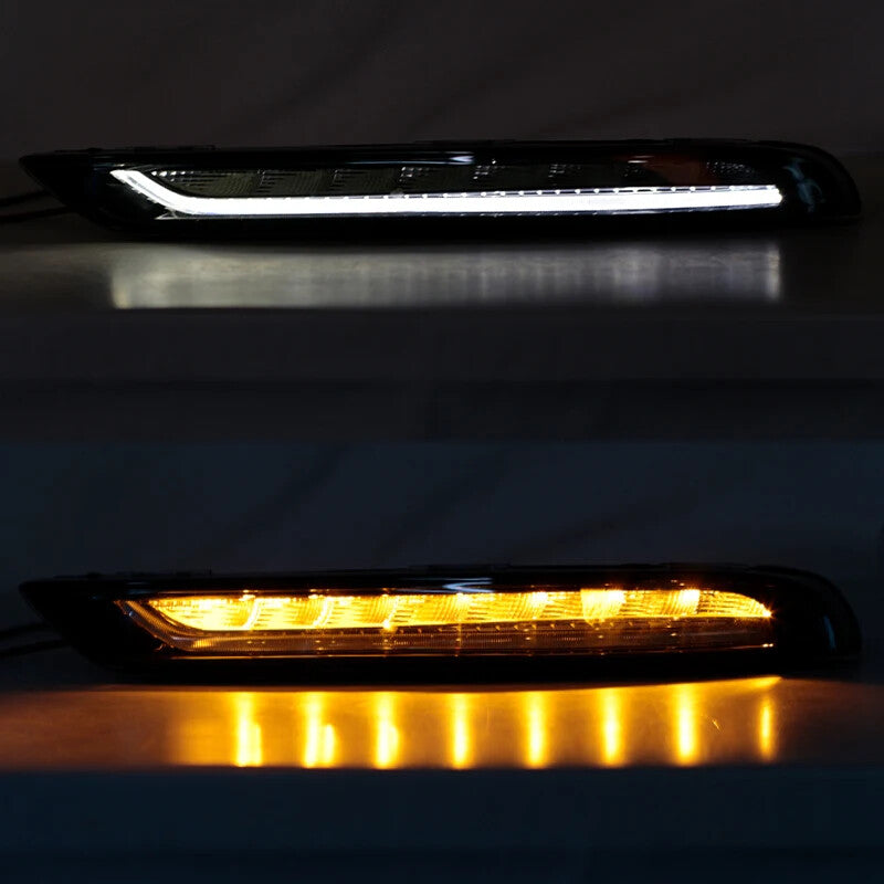 for Porsche Macan 95B Base S Turbo GTS SUV 2014-2018 Pair LED Daytime Run Light