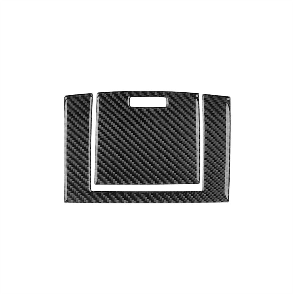 2X Carbon Fiber Rear Control Panel Lower Panel Trim for BMW X3 2004-2010