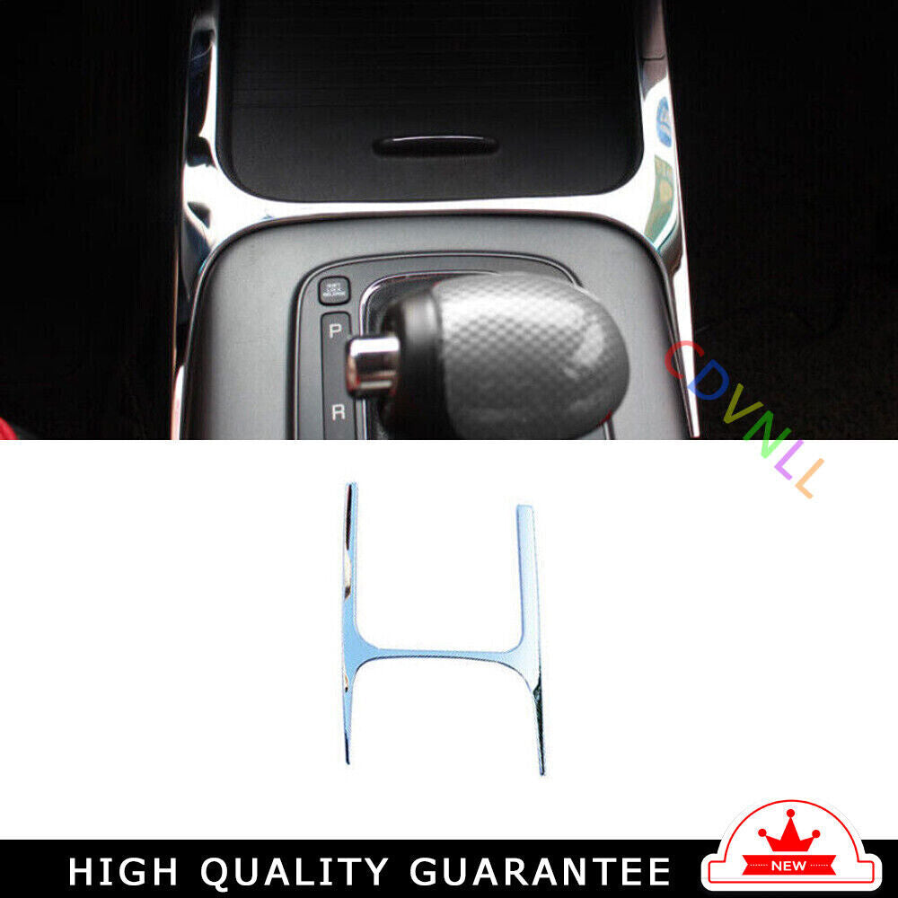 Car Console Gear Shift Frame Cover Trim for Kia K3 Forte 2014-2018 Chrome Steel