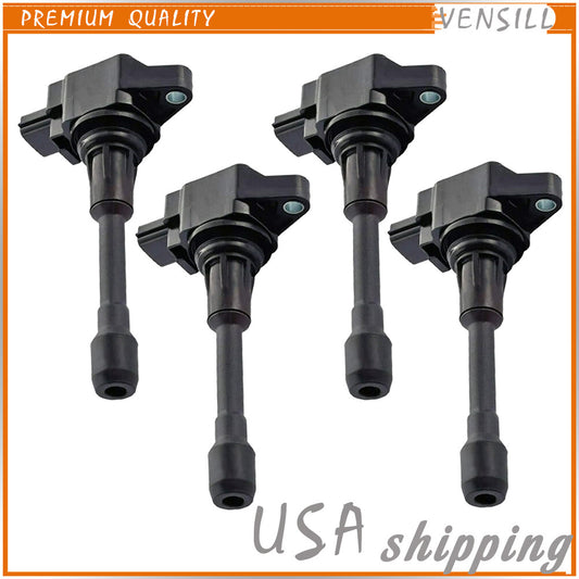 4Pcs Ignition Coil for Nissan NV200 Rogue Versa for Infiniti M56 22448-JA00C UF549