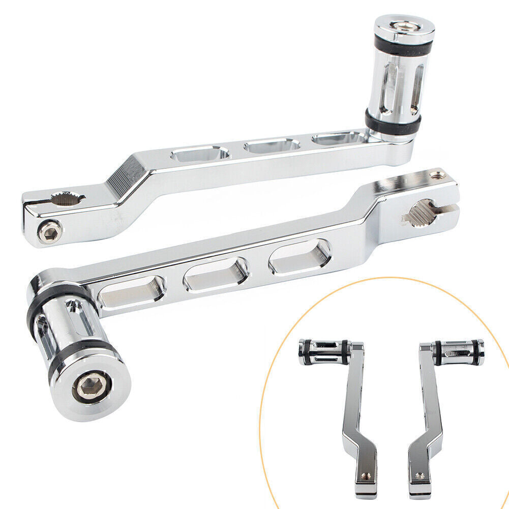 Heel/Toe Shift Lever w/Shifter Peg for Harley Touring Street Road Glide Chrome