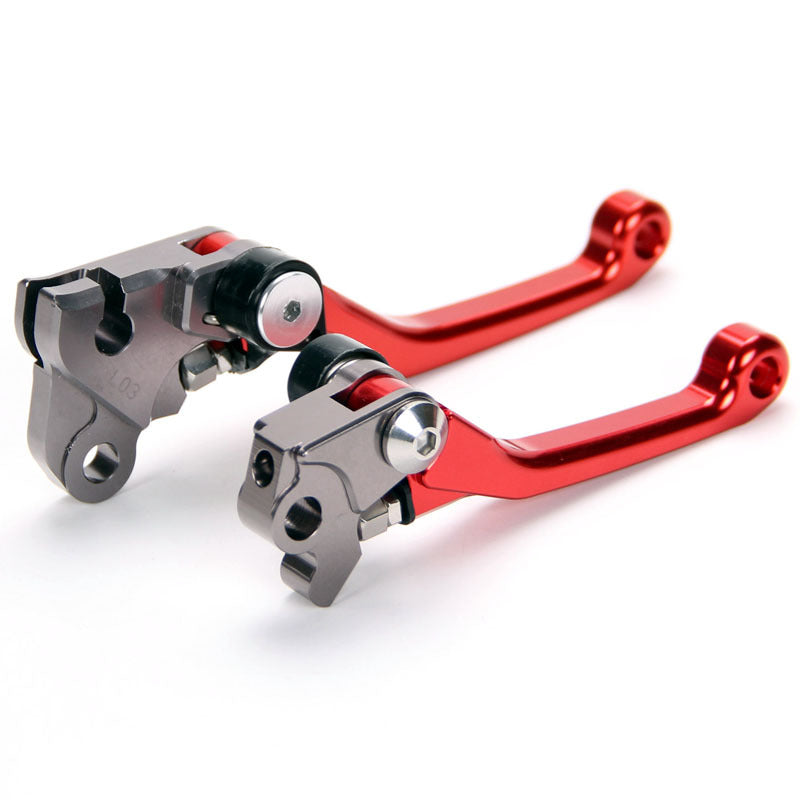 Red Off road dirtbike Brake Clutch Levers for Honde CRF250F 2019,2020,2021,2022