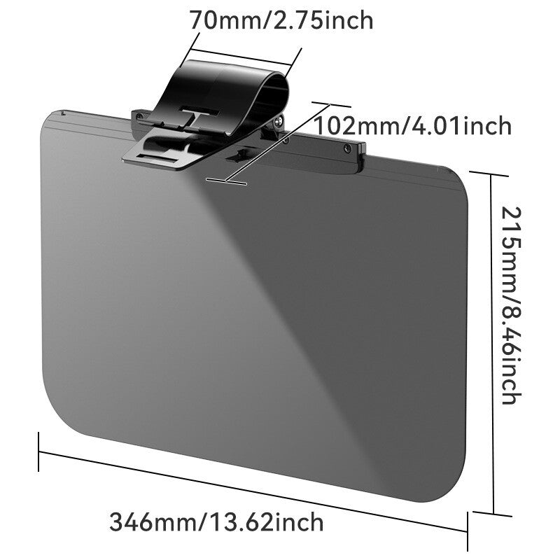 Car Sun Visor Extender Universal Windshield Anti-Glare Auto Sun Blocker Sunshade