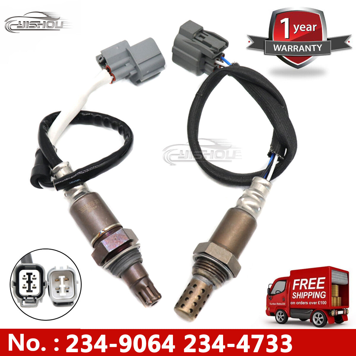 Kit (2) O2 Oxygen Sensors Upstream and Downstream for 2003-2011 for Honda Element 2.4L