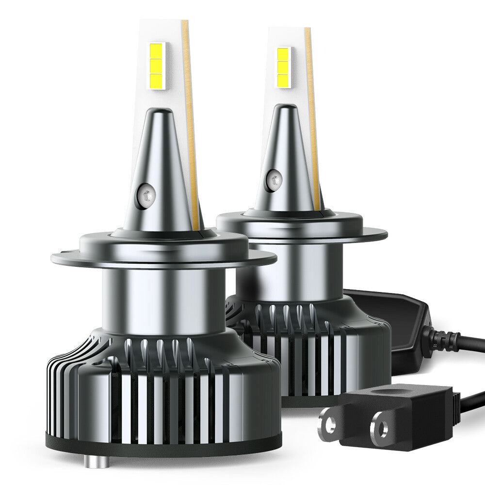 Auxito h7 LED, approximately 6500k brightness, cloud white CANbus