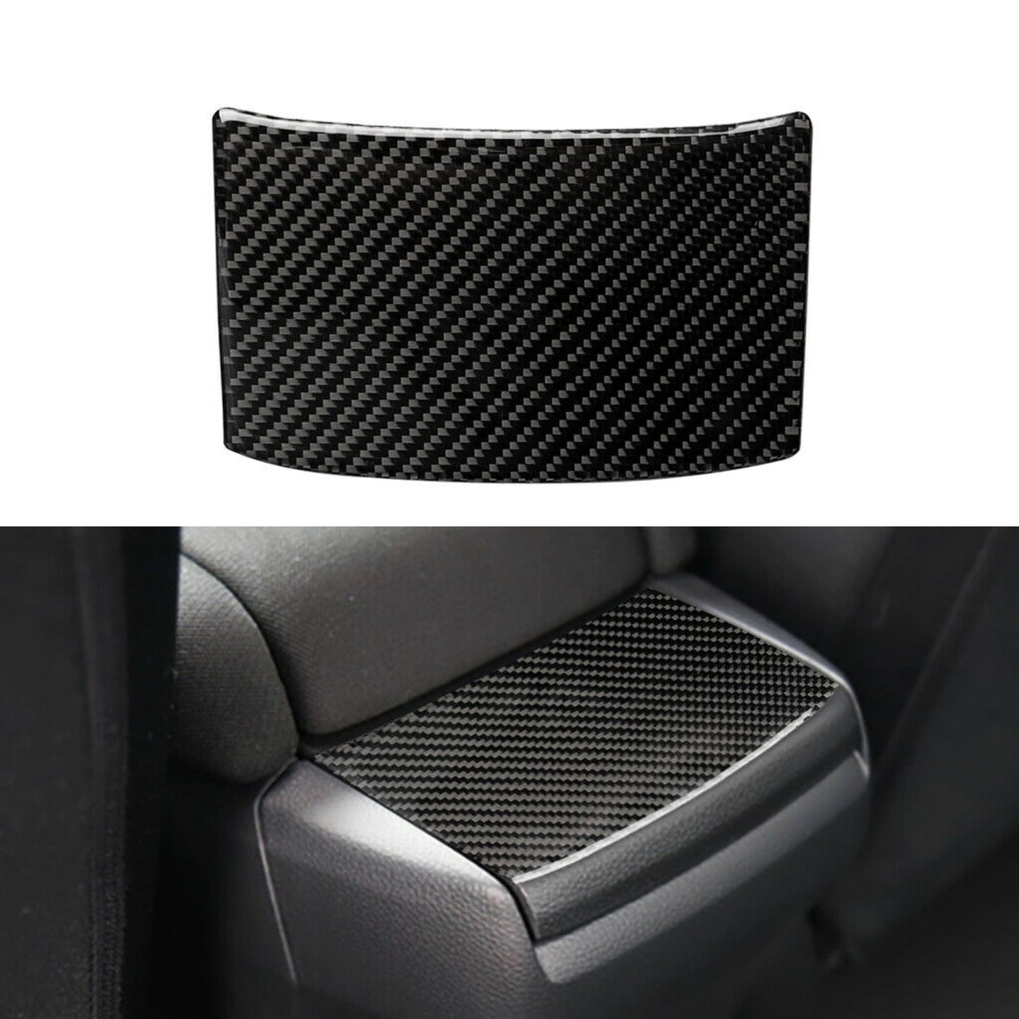 Carbon Fiber Rear Box Panel Cover Trim Cover