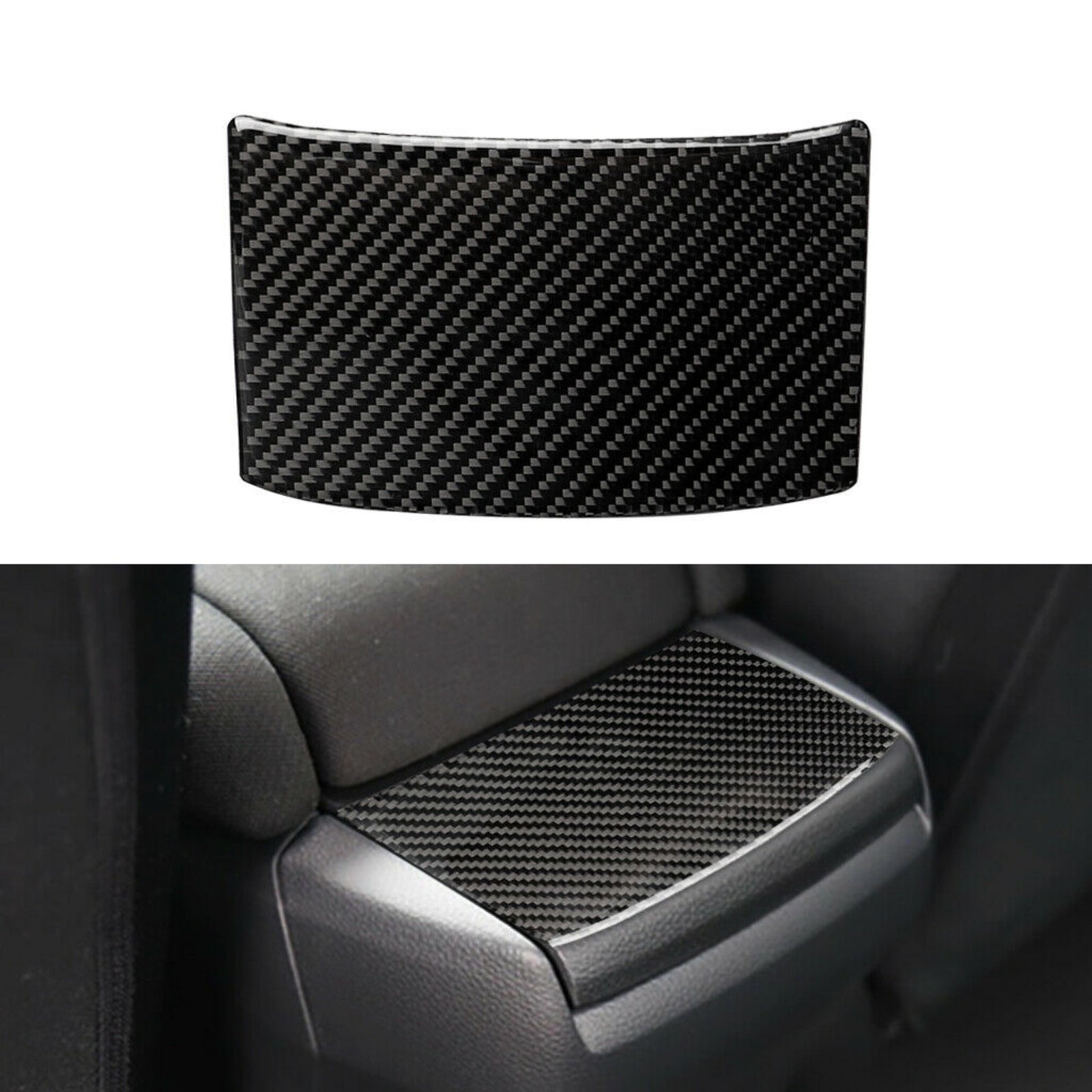 Carbon Fiber Rear Box Panel Cover Trim Cover