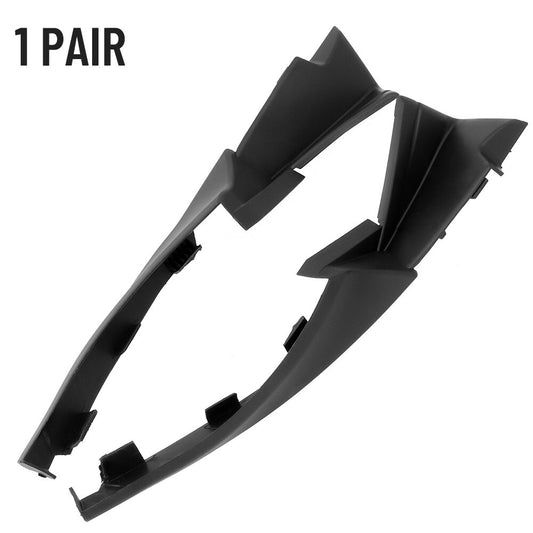 1 Pair Plastic Windshield Wiper Cowl Cover Fits for Nissan Kicks 2016-2020 Black