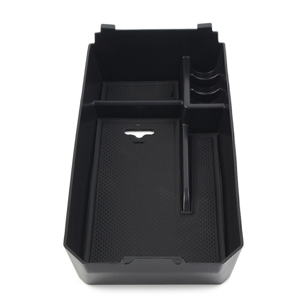 Armrest Storage Glove Box Center Console Bin Tray for Benz C GLC Class W205 Blk