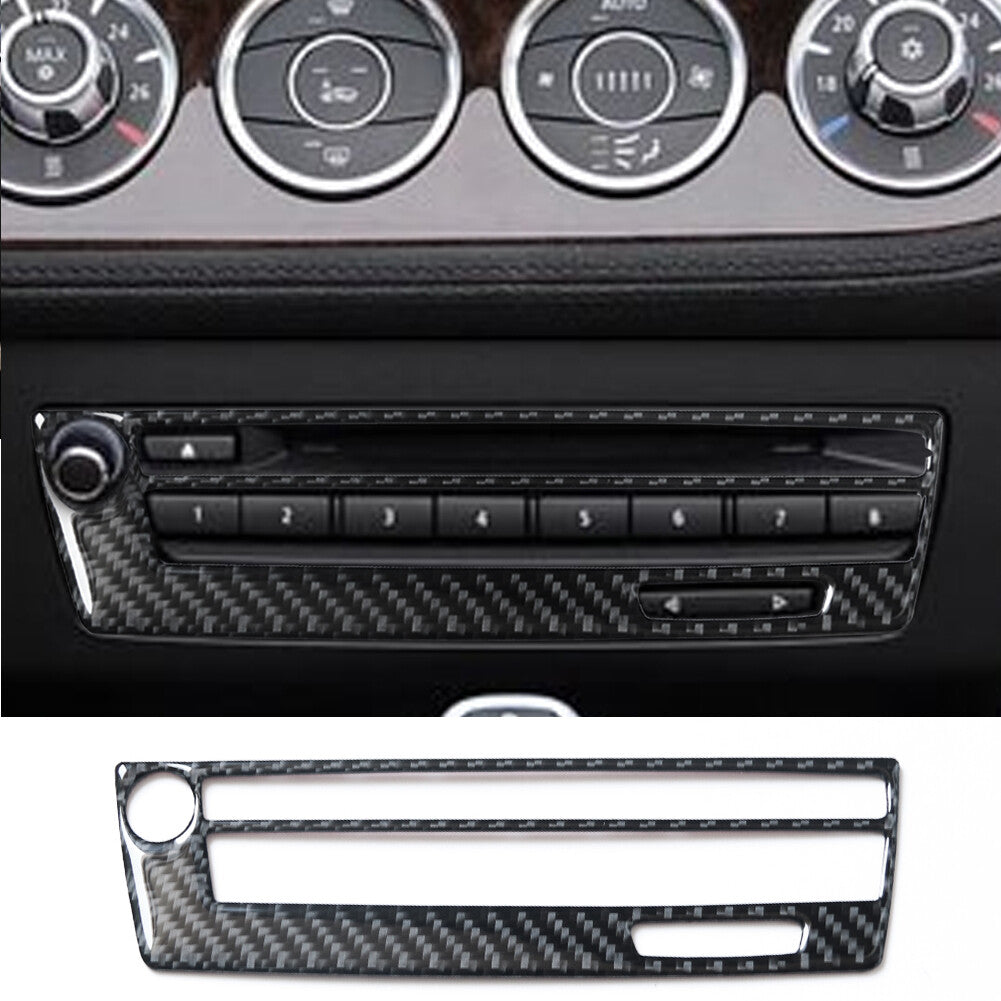 Carbon fiber CD console interior trim cover suitable for BMW Z4 E89 2009-16