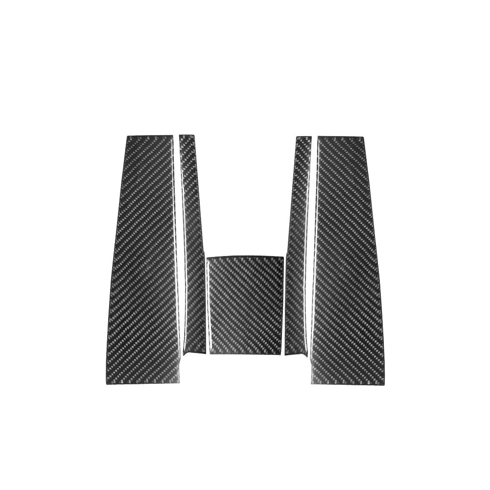 5Pcs Interior Carbon Fiber Center Control Dash Panel Trim Cover for Toyota for Camry