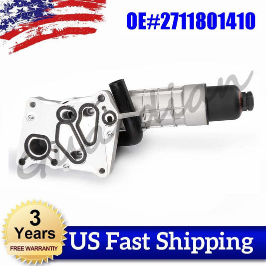 Engine oil cooler filter housing 2711801410 for Mercedes-Benz C250 Coupe