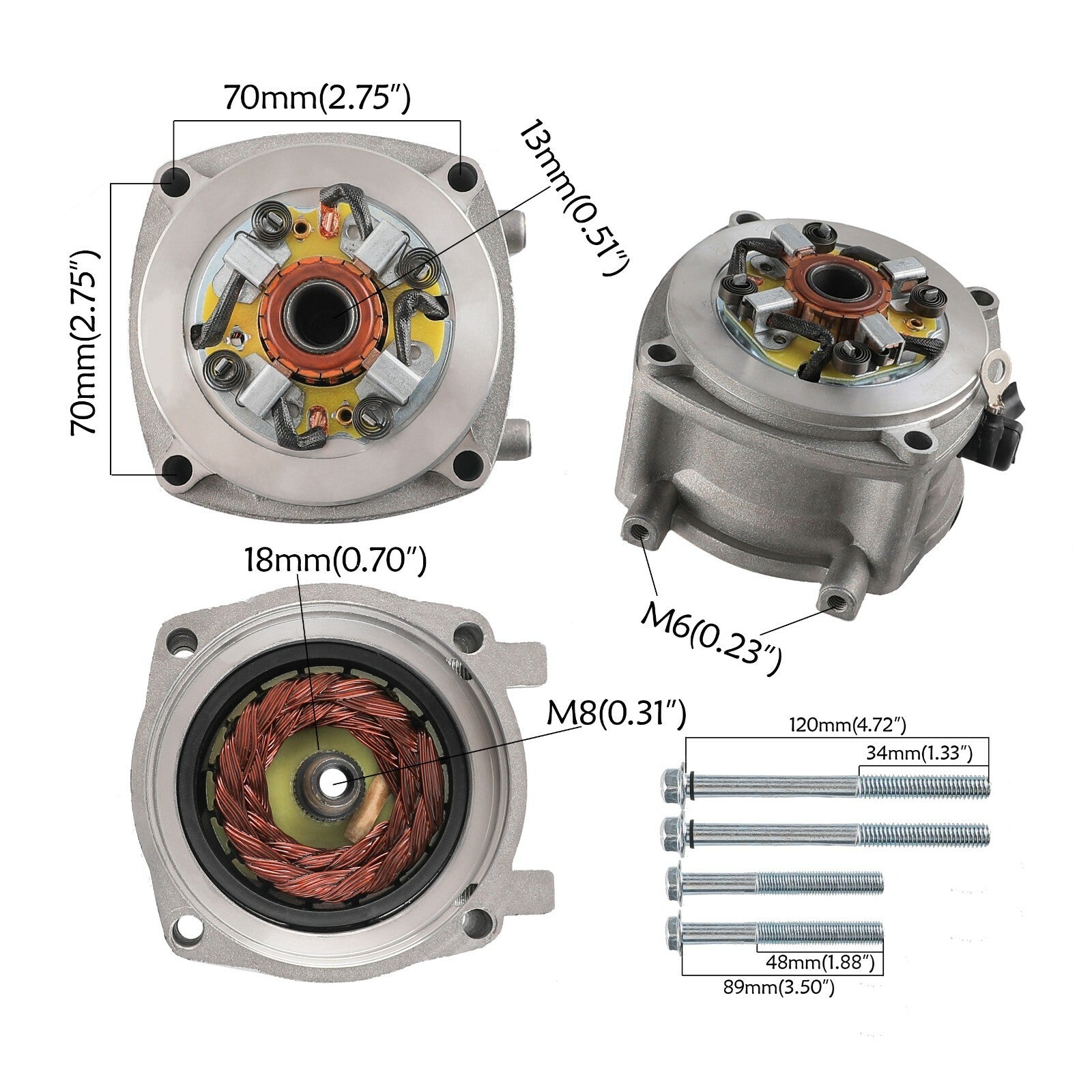 Beginner-friendly 47cc/49cc 2-stroke electric start motor for mini Dirt Chopper bicycle