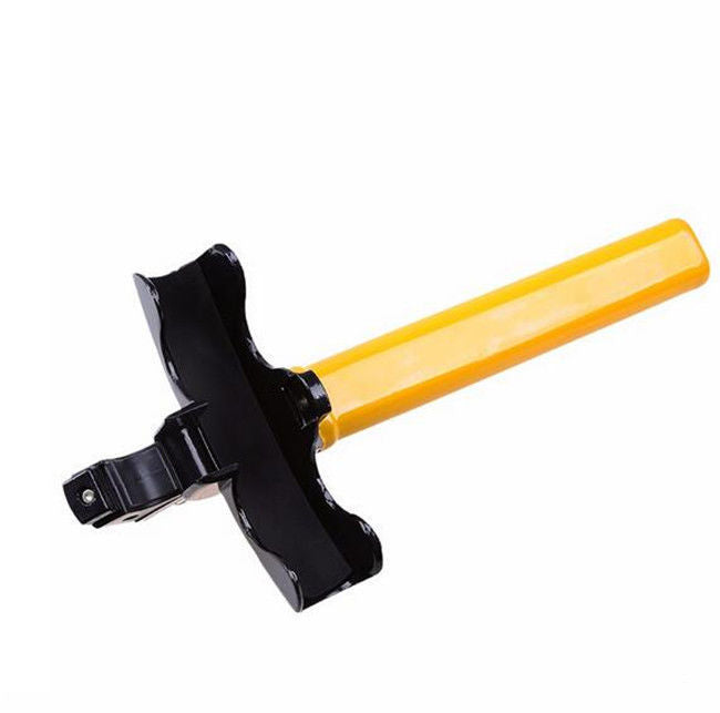 T-Style Metal Heavy Duty Anti Theft Car Security Rotary Steering Wheel Turn Lock