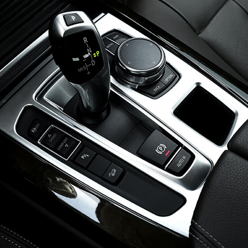 Car Interior Gear Shift Panel Decor Cover Trim for BMW X5 X6 F15 F16 2014-2018