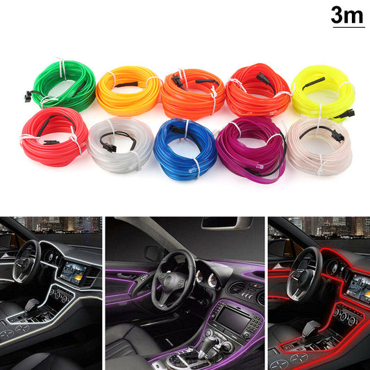 Car Interior Atmosphere Wire Auto Strip Light LED Decoration Lamp Accessories