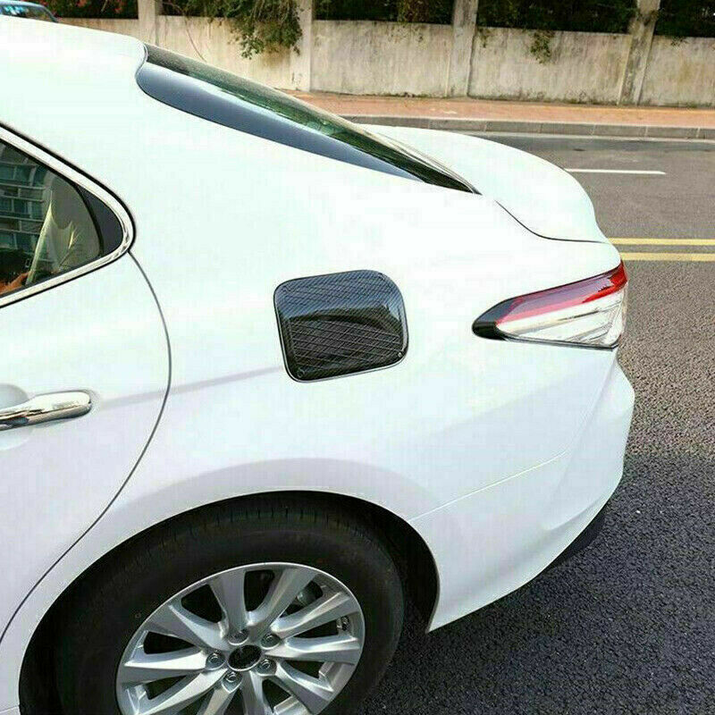 for Toyota for Camry 2018-2023 Sport Carbon Fiber Fuel Tank Cap Oil Gas Cover Trim