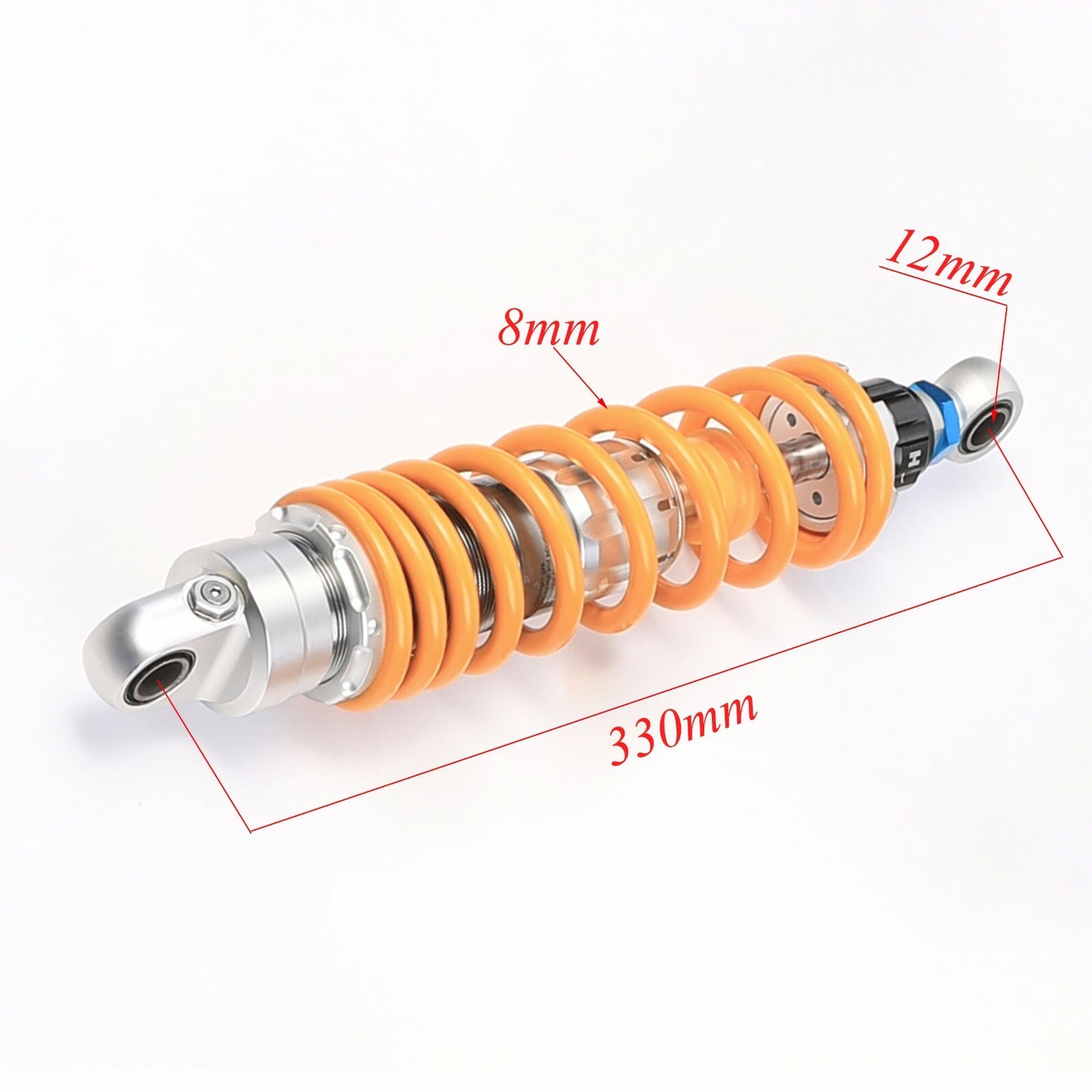 13-inch 330mm motorcycle air shock absorbers for Honda CT70, ST70, Z50, and CT90 off-road bikes.