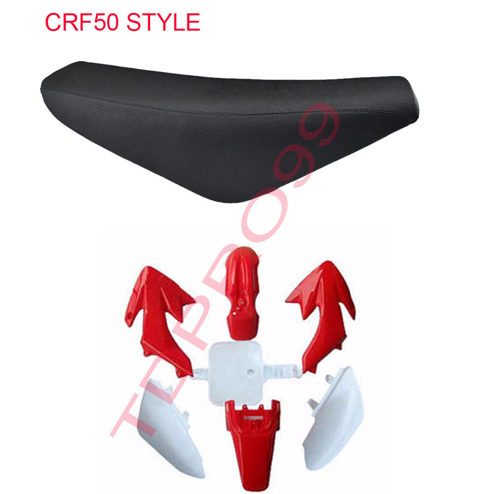 CRF50 Plastic Mudguard Kit for Seat Suitable for 90cc, 110cc, and 125cc Pit Bikes SSRtaotao XR50