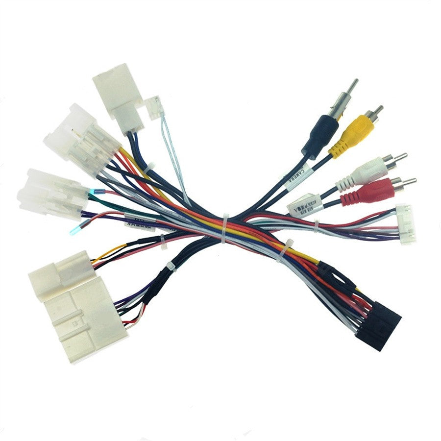 Car Audio 16PIN Android Power Wiring Harness Cable Adapter Canbus for Subaru