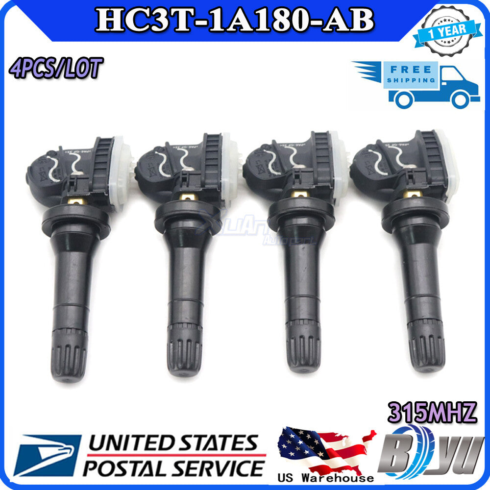 4-Piece Tire Pressure Sensor TPMS F2GT-1A1A180-AC for Ford F-250 Super Melting