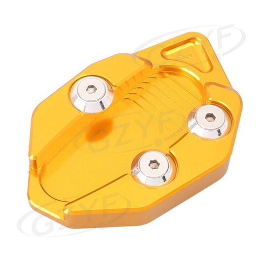 Fit for Yamaha T-MAX 530 2012-15 Motorcycle Dirt Bike Kickstand Side Stand Pad Gold