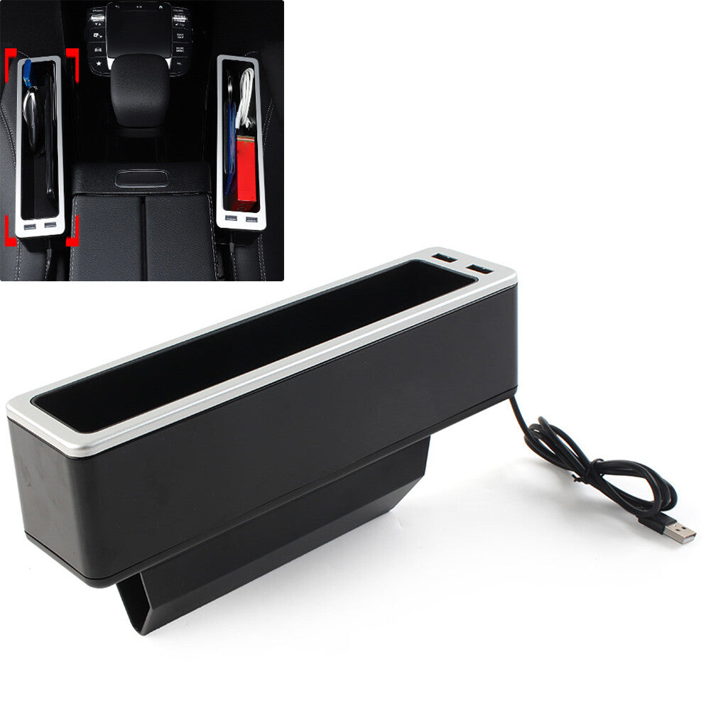for Seat Organizer Crevice Storage Box Gap Slit Filler Holder Fit Wallet Phone Left