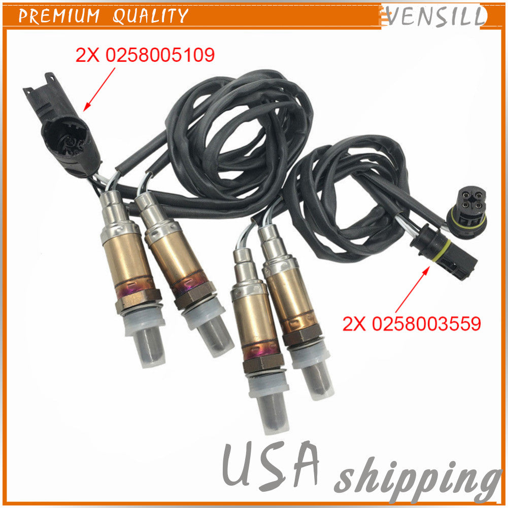 4X UpDownstream Oxygen Lambda Sensor for BMW 323i 325i 330i 525i 530i X3 X5 Z3