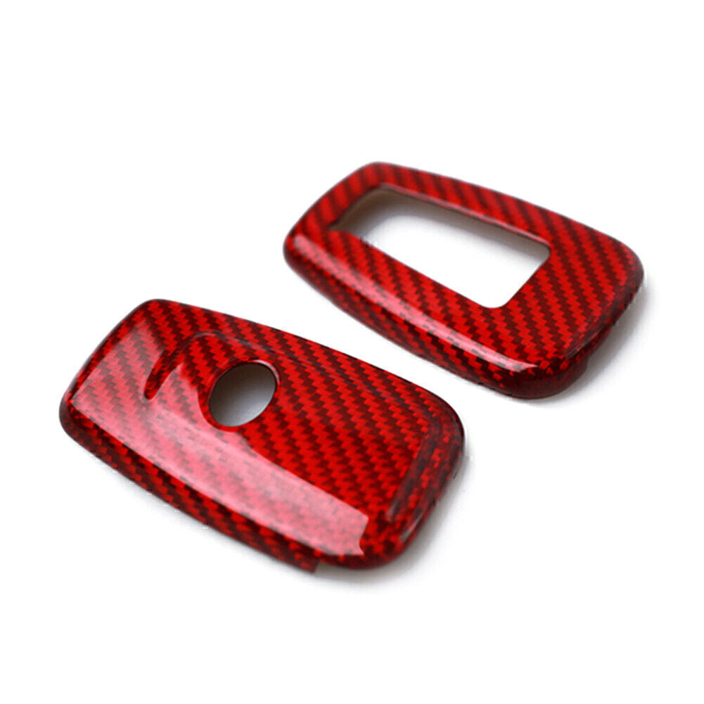 Fit for Toyota for Camry C-HR for Corolla Prius RAV4 Key Fob Case Shell Cover Carbon Fiber