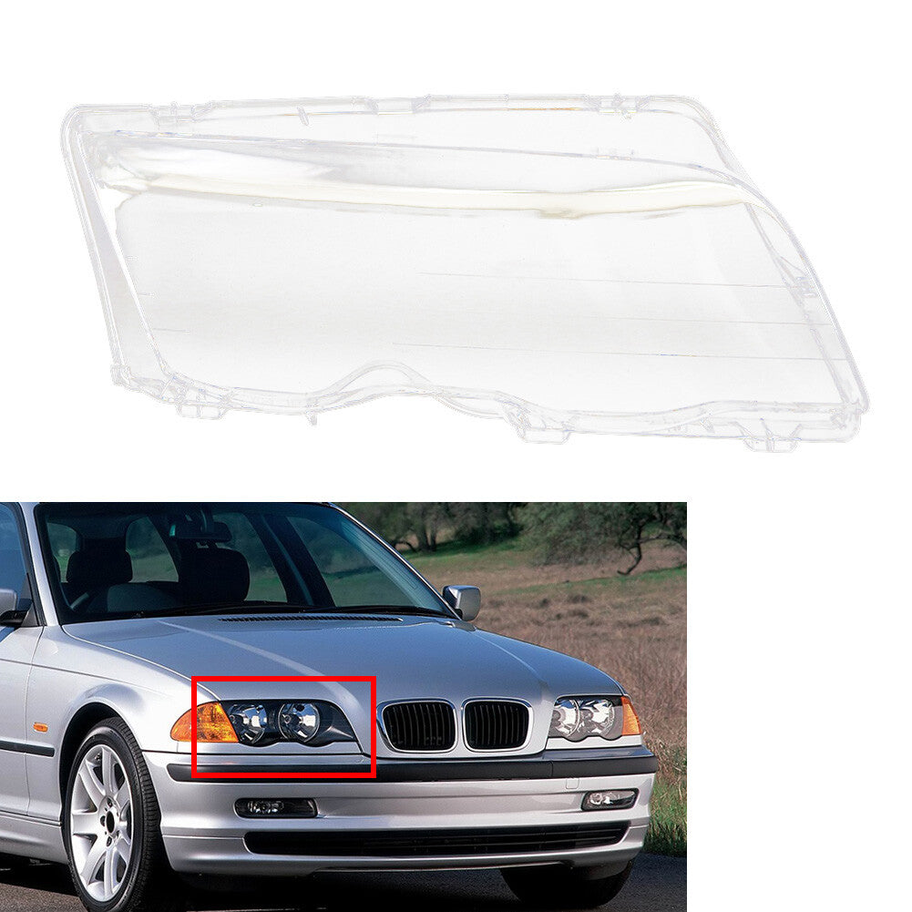 for BMW 3 Series E46 4DoorSedan98-01 Right Headlight Headlamp Clear Lens Cover
